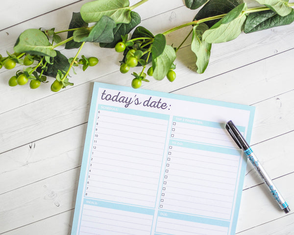 To-Do List Daily Planner Notepad, 8.5x11 – julianne & co.