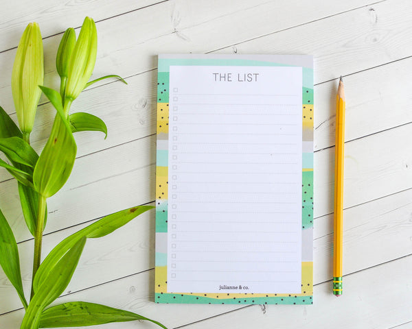 Ultimate Magnetic To Do List Notepad by Julianne & Co -Shopping & Grocery Checklist Pad with 20 Check Boxes, Organize Your Daily Tasks, Events & Chores, Beautiful Checkbox List -5x8- USA